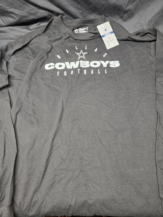 NFL Other - Dallas Cowboys Authentic Apparel Long Sleeve Shirt 2XLT Black NFL NWT Big & Tall